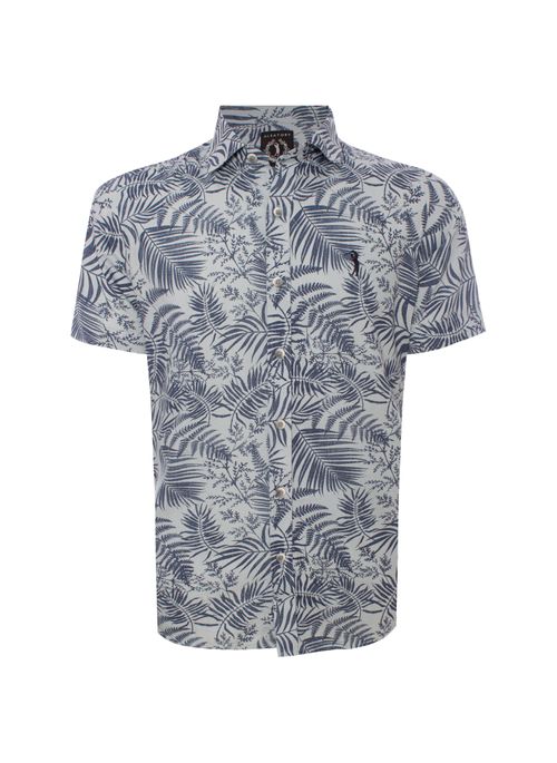 Camisa Aleatory Manga Curta Estampada Spring Aleatory Smartphone