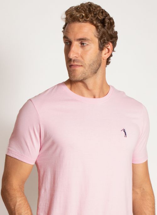 camisas rosa masculina