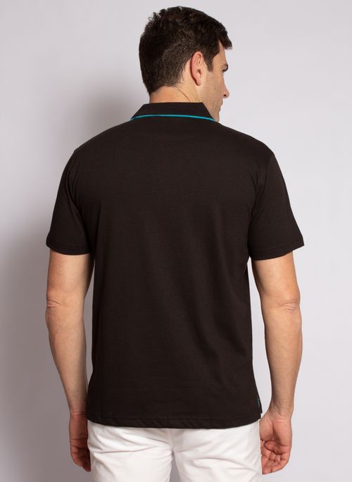 camisa aleatory preta