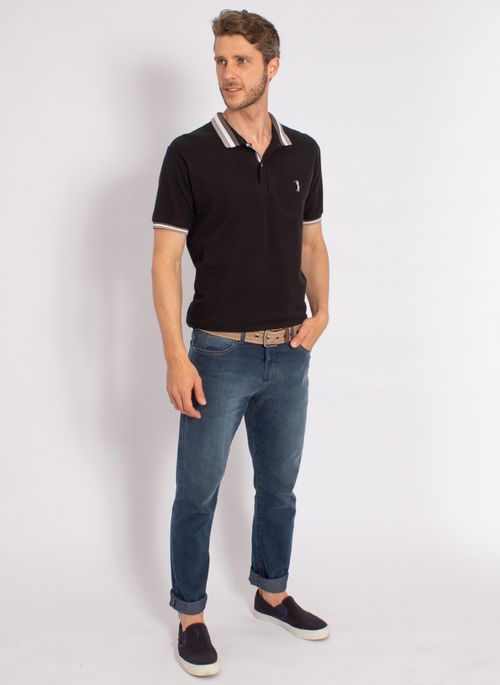 camisa aleatory preta